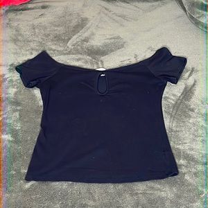 Off-The-Shoulder Cut Out Top